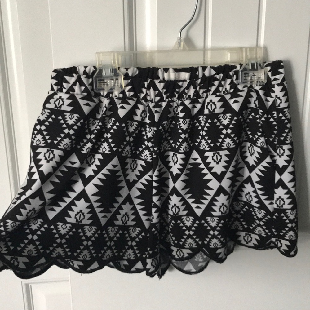 Tribal print shorts